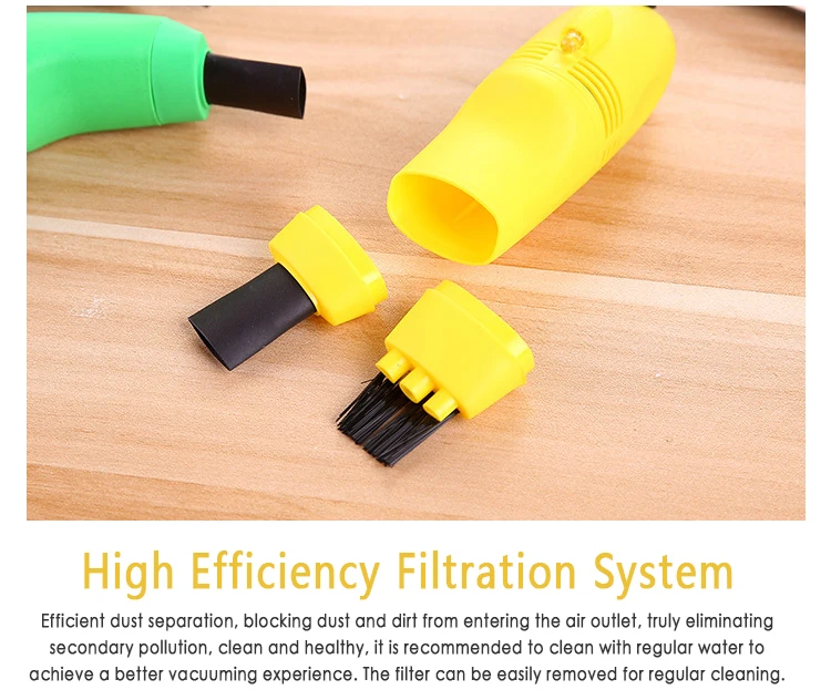 Portable Mini Handheld USB Keyboard Vacuum Cleaner Computer Dust Blower Duster For Laptop Desktop PC Computer Cleaning Kit Tool