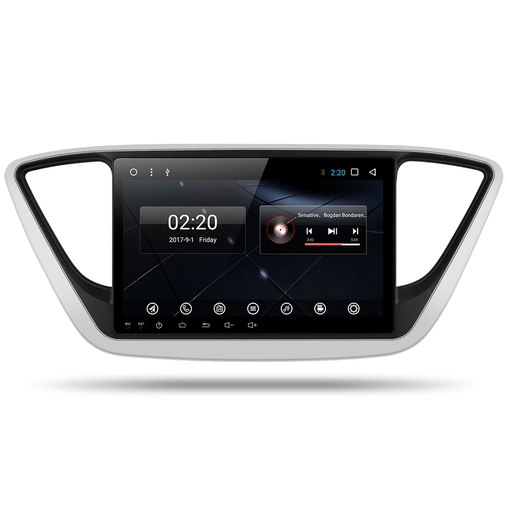 Автомобильный DVD для hyundai Verna автомобильный ПК головное устройство gps плеер Автомобильный Радио Видео плеер навигация gps dvd Android 9,0 PX6 - Цвет: without camera