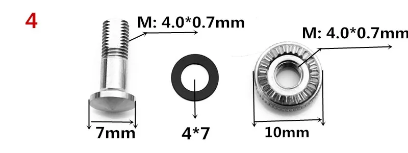 Tesoura de Cabelo Parafusos e Juntas de Metal Salão de Cabeleireiro Kit de Reparação Caixa Acessórios Mix Tamanhos Tesoura Uso 220 Pçs - 13 Acessórios para estilo