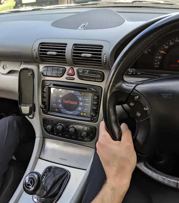 mercedes w203 radio upgrade
