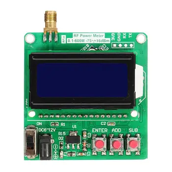 

Digital Radio Frequency Power Meter -75~+16dBm Power Attenuation Can Be Set Ultra Small LCD Automatic Backlight