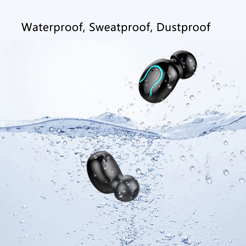 Дешево Беспроводные Bluetooth 5,0 наушники TWS гарнитуры спортивные музыкальные стереонаушники с микрофоном с 3500 мАч power Bank для Xiaomi iPho