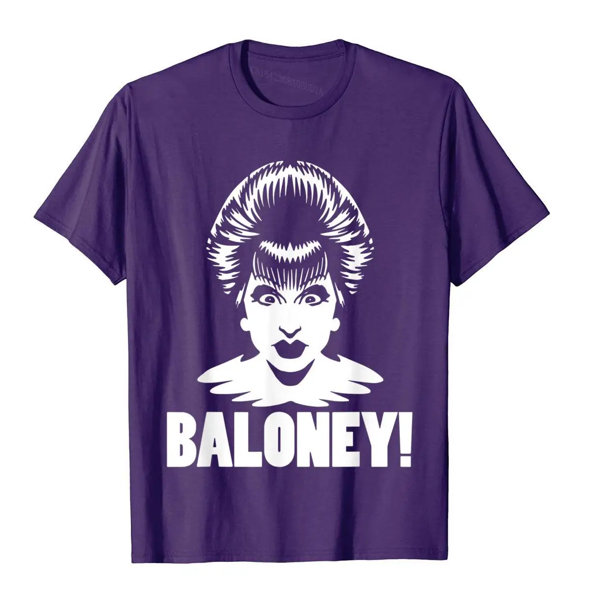 Baloney Bianca Drag Queen Race Abstract Graphic T-Shirt__B14070purple