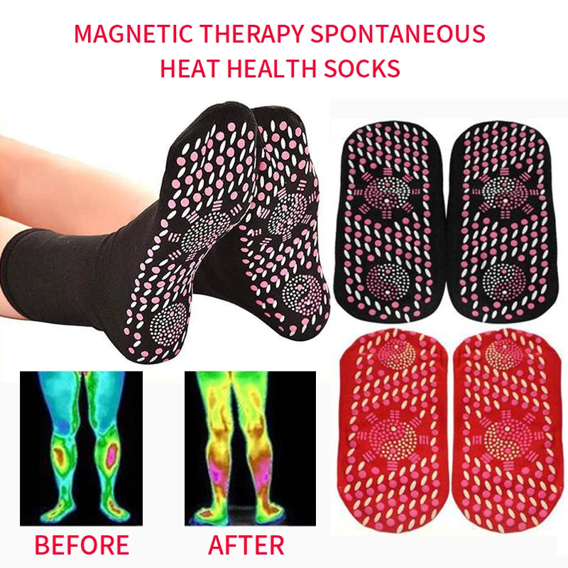 New Therapy Socks Massage For Feet Tourmaline Relaxation