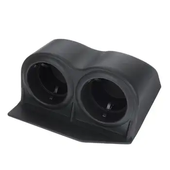 

New Black Cup Holder Travel Buddy Dual Cup Holders For Corvette C5 C6 Z06 1997-2013 Car Inner Drink Cup Holders Storage Box
