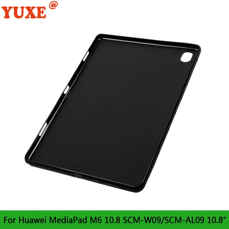 

Tablet Case For Huawei MediaPad M6 10.8 inch (2019) SCM-W09 SCM-AL09 Funda Back TPU Silicone Anti-Drop Cover for m6 10.8" Cases