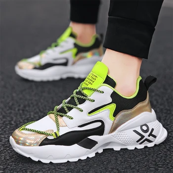 

Fashion Sneakers For Men Outdoor Jogging Shoe Thick Bottom Running Shoes Breathable Trainer Sport Gym Walking Shoes Zapatillas