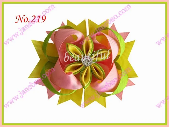 300 шт романтические банты для волос Kanzashi бутик заколки для волос аксессуары