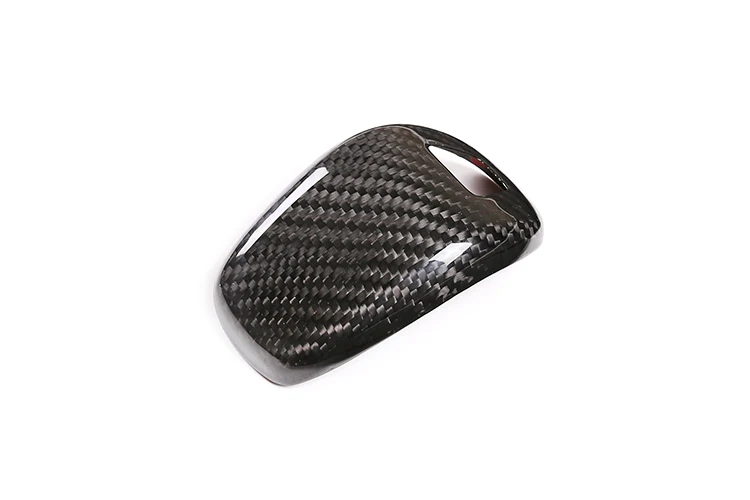 Real Carbon Fiber Interior Gear Shift Head Cover For Porsche Panamera Car Accessories