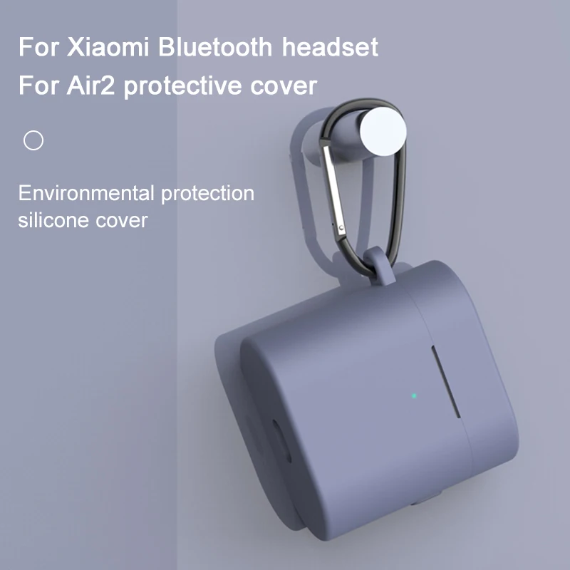 Для Xiaomi Mi Air 2 TPU полный Чехол для Airdots Pro 2 TWS беспроводные Bluetooth наушники защитные аксессуары с крючками чехол