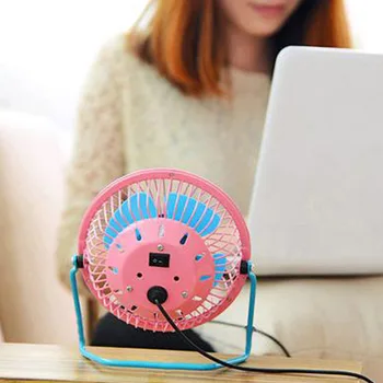 

USB Small Fan Small Students Dormitory Mini Office Desk on Super Quiet Clip-on Large Wind Power Household Small Electric Fan