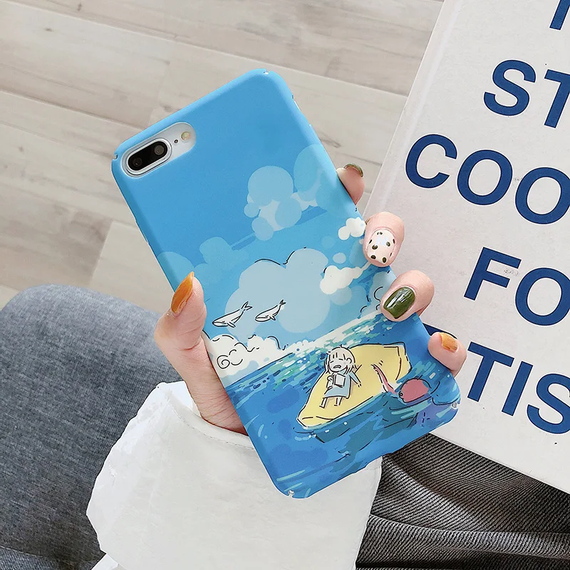 Жесткие чехлы для ПК huawei P20 P30 Lite Pro Nova 3 3i 4 5Pro 5i blue sky white cloud Cover для Honor 8X10 20 V20 20i P20Lite