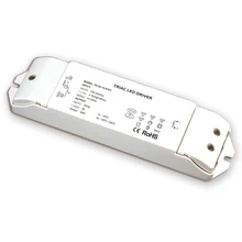 Yeni Led Triac karartma sürücü 200V-240V giriş 36W 12VDC 3A çıkış sabit voltaj kısılabilir güç tahrik itme Dim