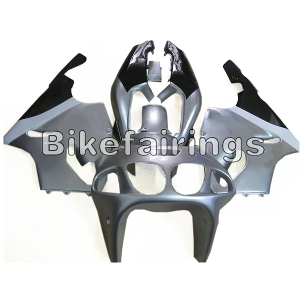 Для Kawasaki ZX-7R 1996 97 98 99 00 01 02 2003 ABS Пластик обтекатель комплект серебристый, черный кузов комплект ZX7R 1996-2003 капоты