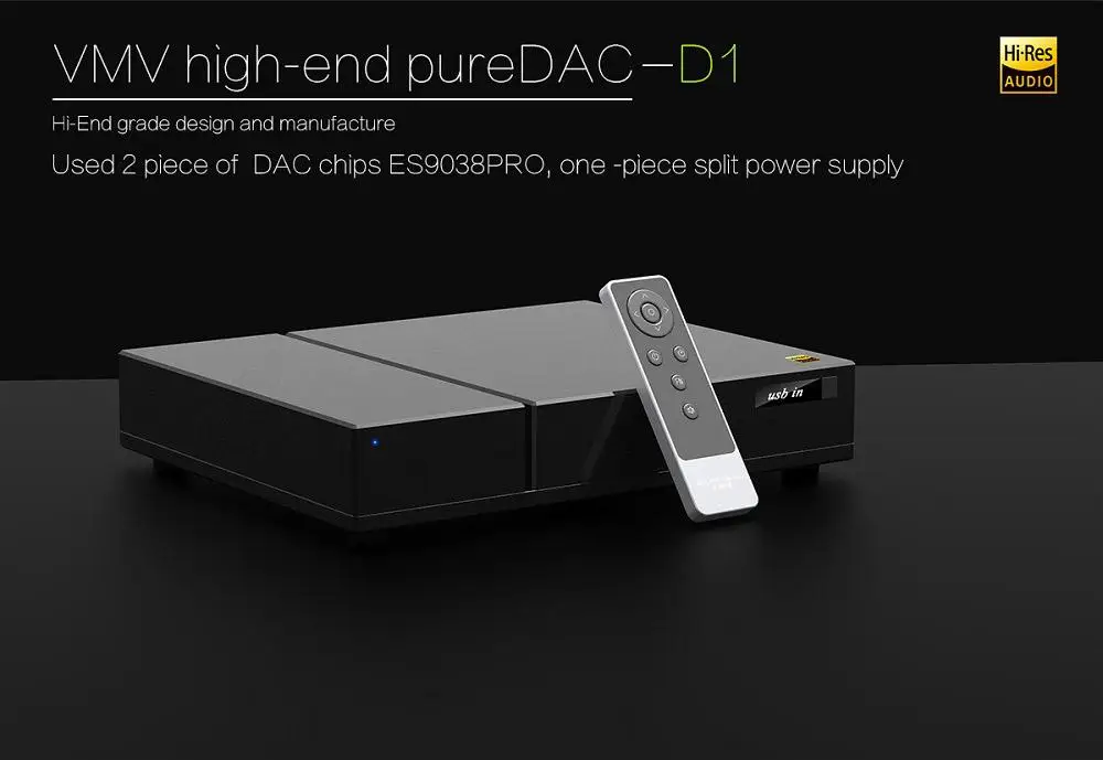 SMSL VMV D1 высококлассные чипы с чистым ЦАП 2* ES9038 PRO Hi-end PCM768 DSD512 XMOS поддержка оптического коаксиального USB вход RCA XLR выход