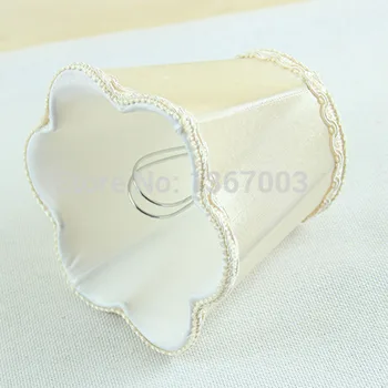

Noble And Beautiful Style, Cream White Color, Fabric Lampshade For Crystal Glass Chandelier, Lamp Shade Wall Lamp Shade, Clip On