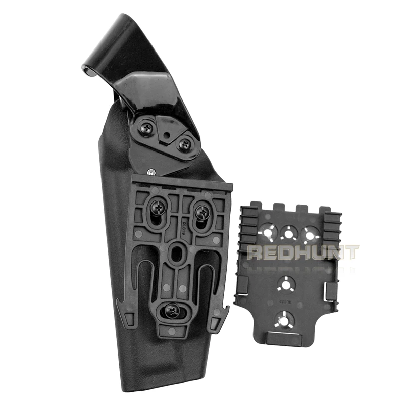 Gun Hoster Accessories Mid-Ride Belt Loop Adapter Mid-Ride Drop Low-Ride Universal Belt Quick Locking Kit