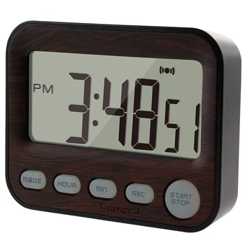 

Best Timer Digital Timers, Kitchen Timer with Alarm Clock for Cooking or Office, Have Strong Magnet and Stand Used on Metal Plan