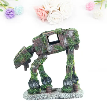 

1PC Fish Tank Landscaping Resin Robot Dog Aquatic Scenery Simulation Dog Aquarium Ornament Creative Fish Tank Decor for Store
