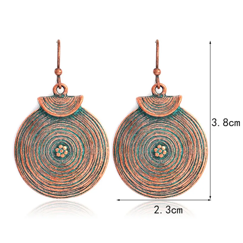 Хит антикварные Новое поступление богемные серьги очаровательный ретро стиль