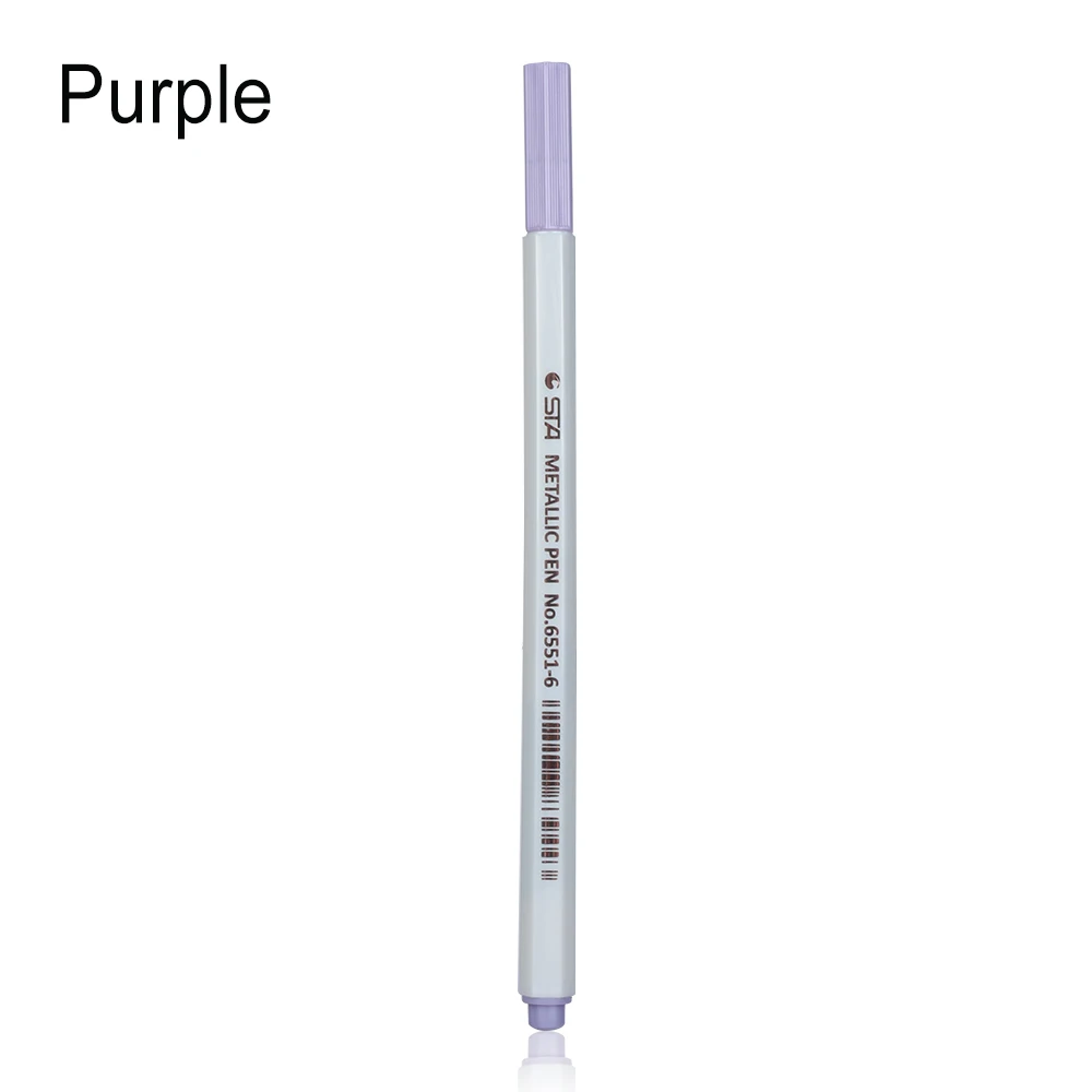 purple 1 шт разноцветная маркер для воды, мел, черная доска, акварель гелевая ручка, поделки своими руками, свадебный фотоальбом, офисные школьные принадлежности - Цвет: purple