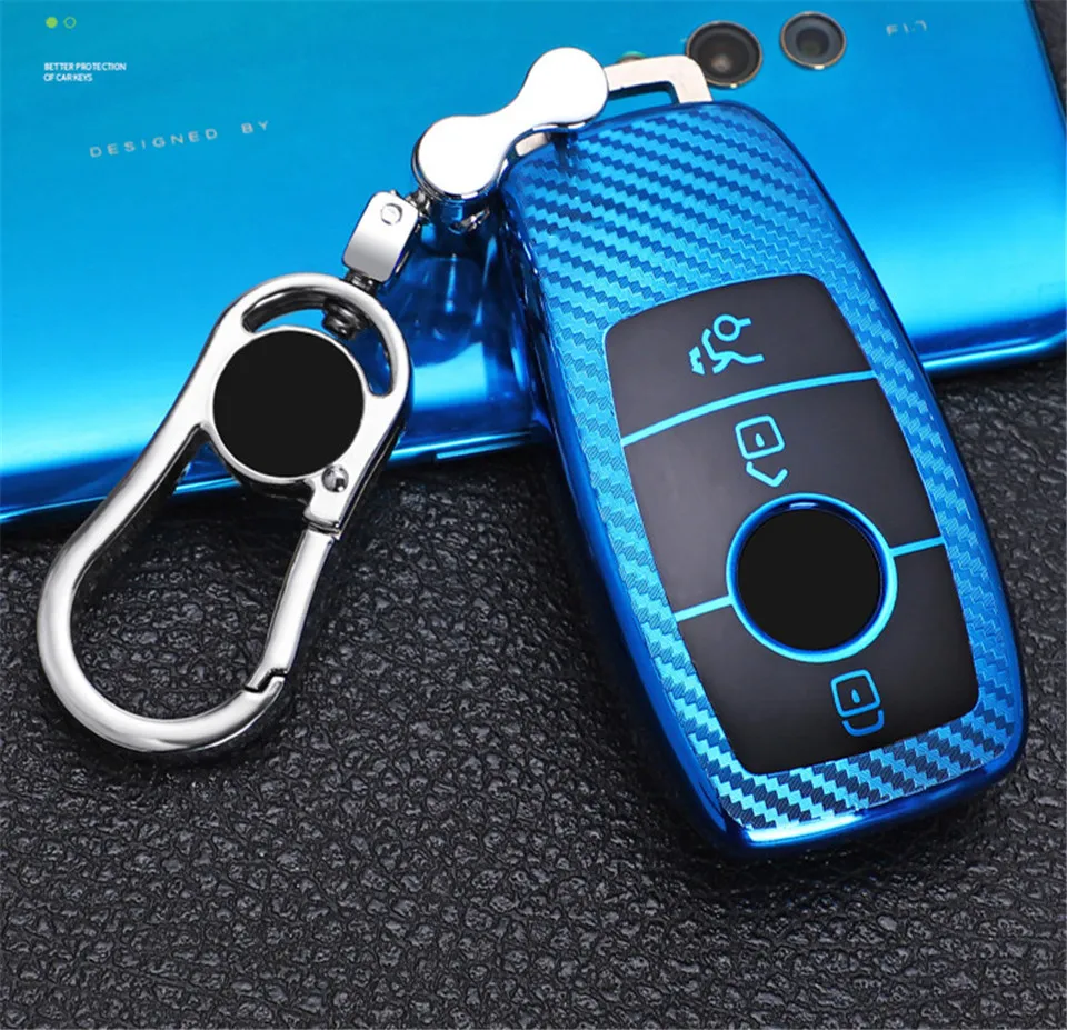 Cover chiave telecomando per Mercedes Benz 2017 classe E W213 2018 classe S - H66cc12dcd3414a6a8d83c2b167740a55j