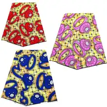 Цена! Лучшее качество! Настоящий голландский настоящий воск, Африканский Анкара кольцо печатная ткань хлопок Нигерия