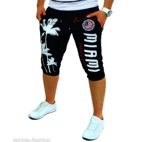 Moda Casual imprimir hip hop calções 5