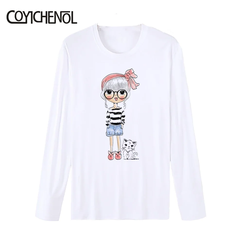 247.246. Hand drawn fashion cute girl long sleeve (5)
