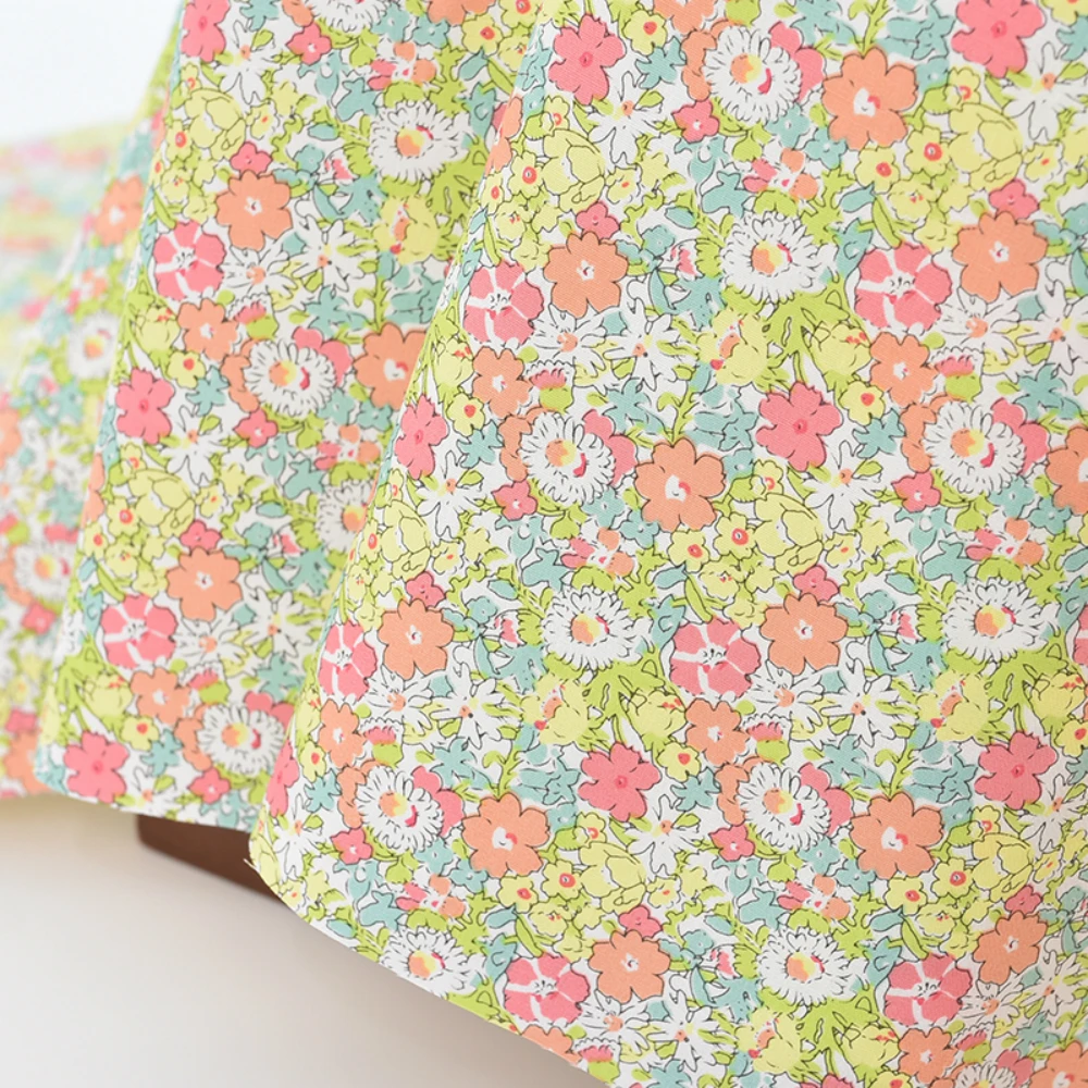 150x50 см пасторальная Цветочная простая хлопковая ткань DIY Детская одежда Одежда для украшения дома Alibaba Express