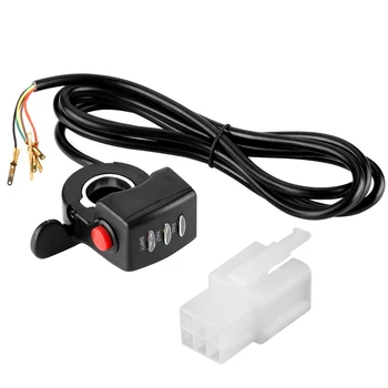 

24V Speed Control Twists Thumb Throttle Assembly Supporting battery capacity display function fit for E-bike Electric Bike