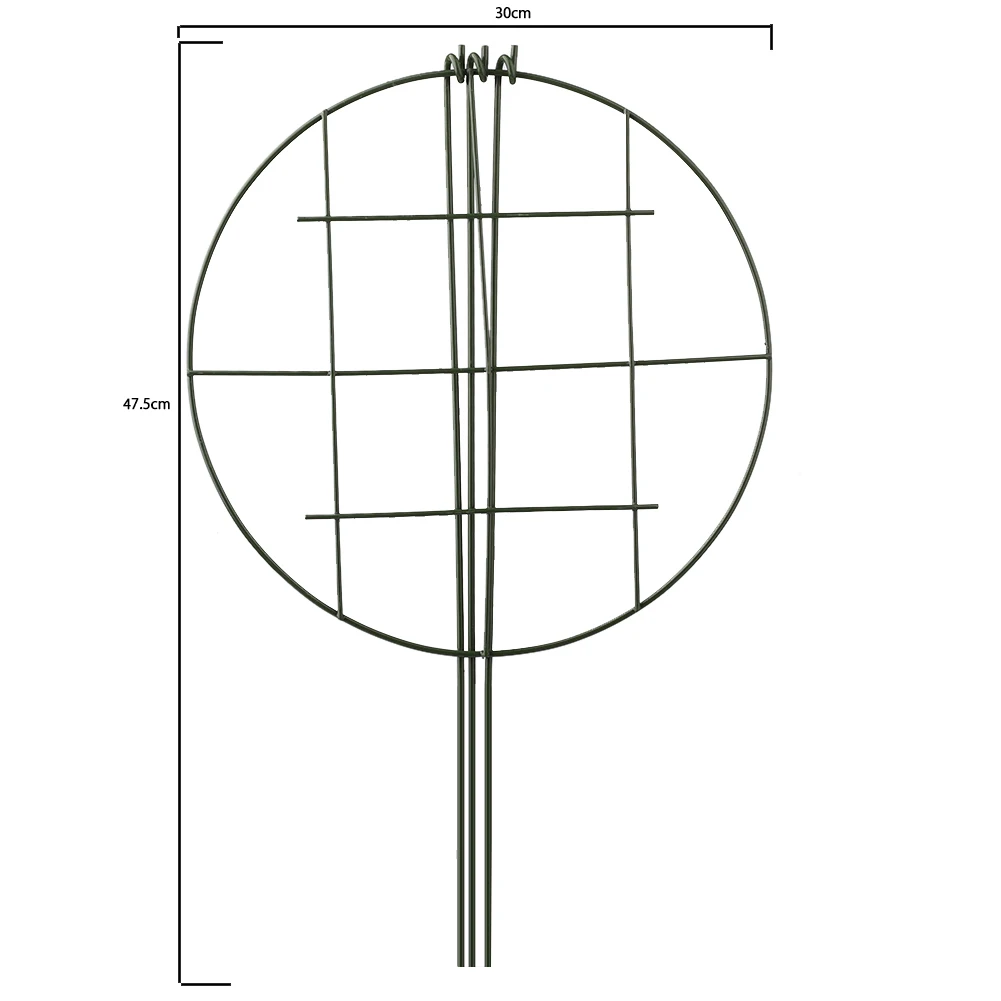 1 Pieces Climbing Trellis Plant Support Home Garden Supplies Iron Flower Pot 30.5 x 45cm