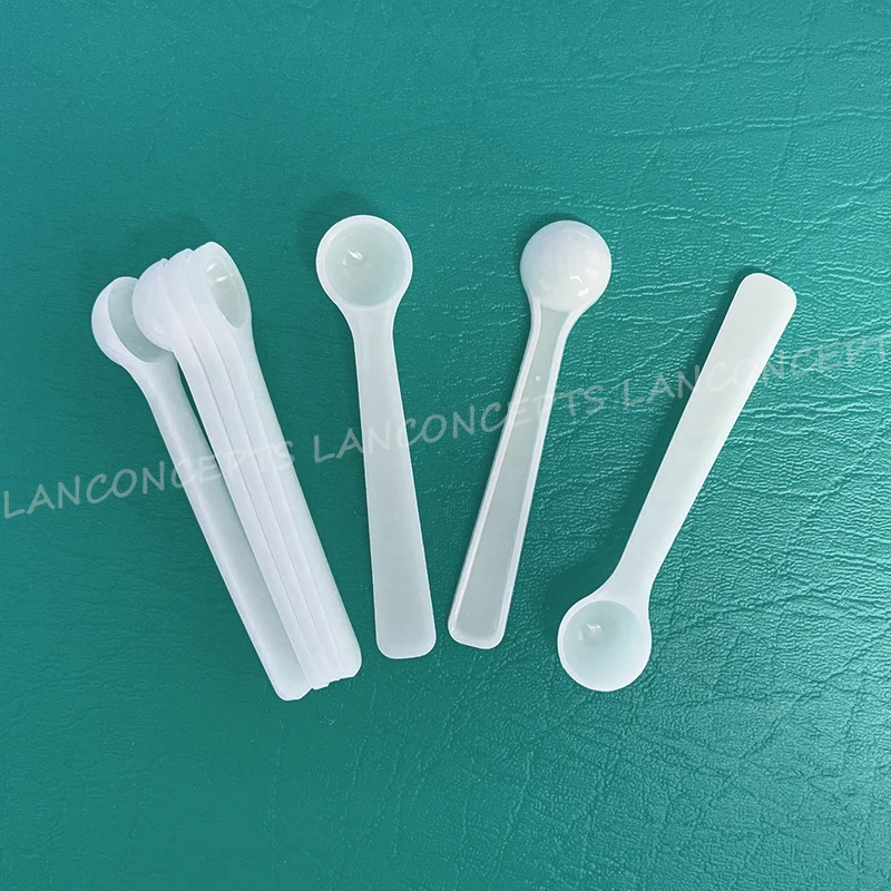 0.25 micro scoop 5ml plastic spoon