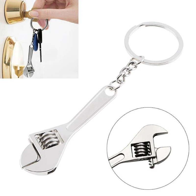Мини Регулируемый ключ брелок реалистичные машины инструменты Модель гаечный