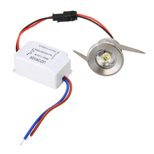 1 шт. светодиодный мини-прожектор лампа 1 Вт/3W встраиваемый потолочный светильник витрина светильник s