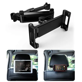 

ALLOYSEED 360 Degree Rotating Auto Car Seat Back Headrest Mount Tablet Phone Stand Holder Bracket For iPad iPhone Xiaomi Tablets