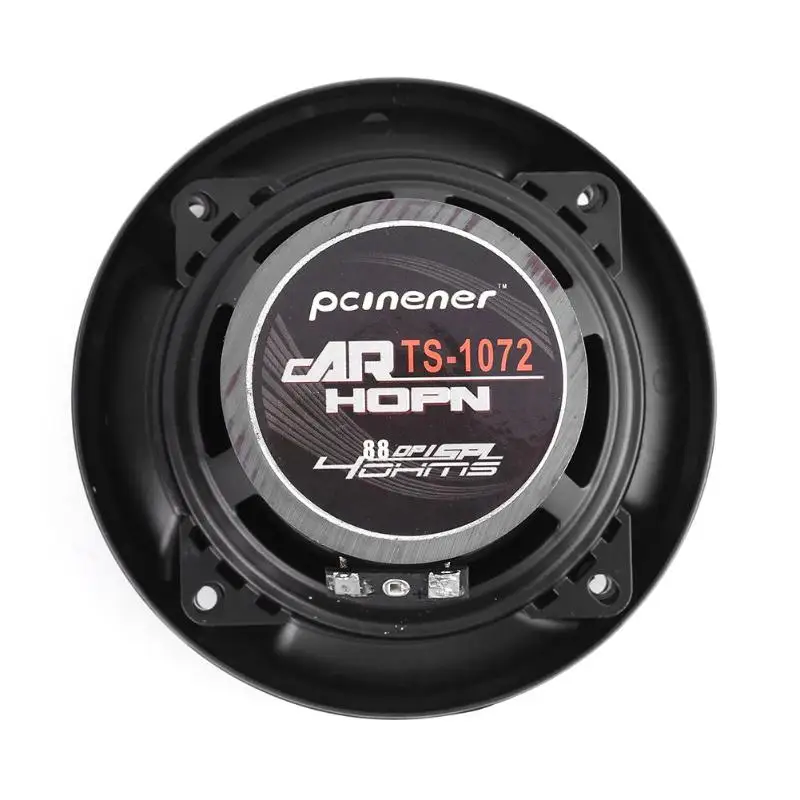 1 пара, 4 дюйма, 250 Вт, автомобильный коаксиальный Hifi динамик, автомобильная дверь, авто аудио, стерео, полный диапазон частот, Hifi громкий динамик s
