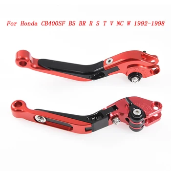 

Motorcycle aluminum Accessories Folding Extendable Brake Clutch Levers For Honda CB400SF BS BR R S T V NC W 1992-1998