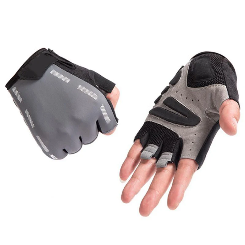 Cycling Anti-slip Anti-sweat Men Women Half Finger Gloves Breathable Anti-shock Sports Gloves MTB Bike Bicycle Riding Glove