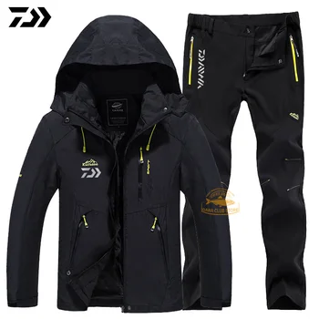 

Daiwa Men's Fishing Waterproof Clothing Spring Outdoor Hiking Hiking Hunting Cycling Warm Suit 2020 Autumn Fishing Jacket L-5XL