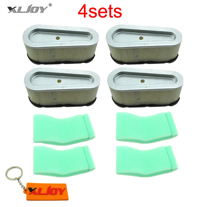 4sets Воздушный фильтр для Briggs& Stratton 493909 496894 496894S 282700 283700 286700 287700 28M700 28N700 28P700 28Q700 28R700 28T700 - Color: 4sets