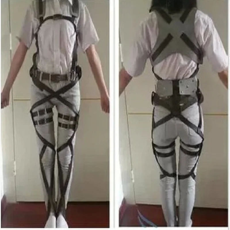 Аниме атака на Титанов пояс для косплея Shingeki no Kyojin Recon Corps ремень Eren Mikasa Ymir Sasha cotumes