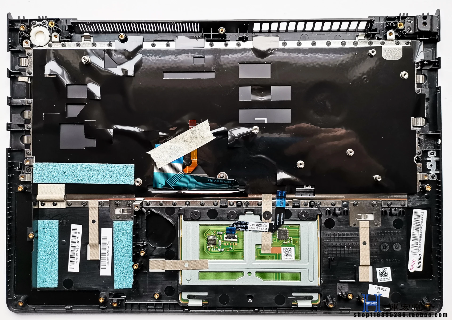 Совершенно аппарат не Привязанный к оператору сотовой связи для lenovo U31-70 500S-13ISK чехол для ноутбука Упор для рук с британский английский Клавиатура белый и черный корпус
