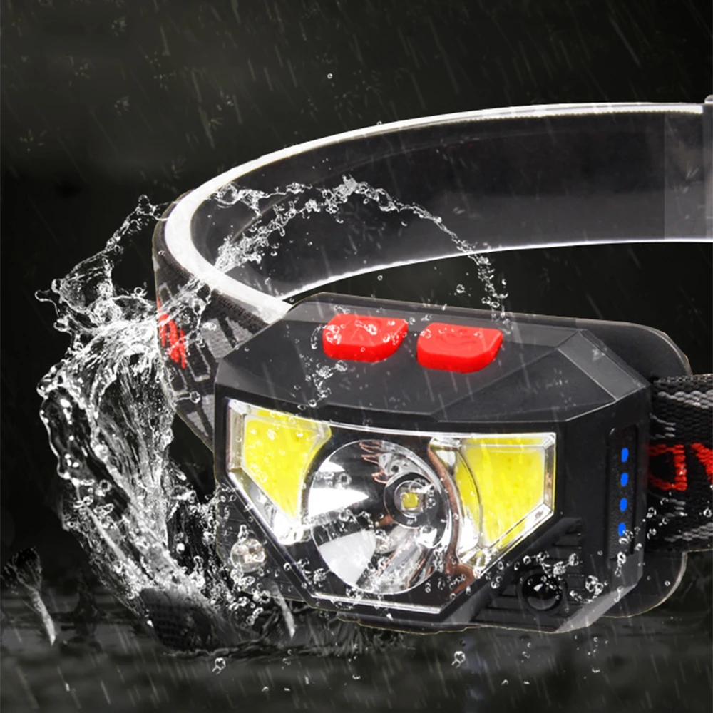 5W 800LM USB фара для велосипеда спортивные товары Головной фонарь лампа налобный фонарь перезаряжаемая Рыбалка Кемпинг Туризм сильный свет
