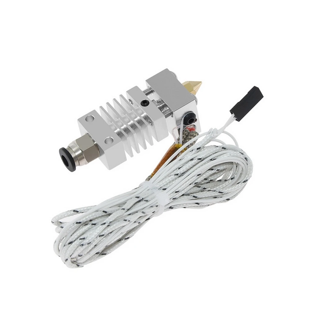 12/24V Cr10 3D-принтеры аксессуары Cr10 Экструзионная головка экструдера Отопление печатающая головка нагревательное устройство 1.7Mm0.4Mm насадка Дистанционное сопло