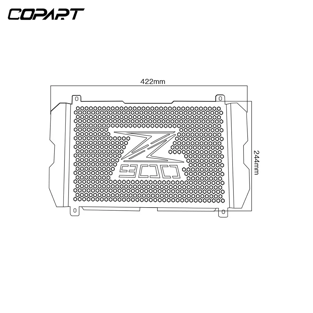 Аксессуары для мотоциклов решетка радиатора Защитная крышка из нержавеющей стали протектор для Kawasaki Z900 Z 900