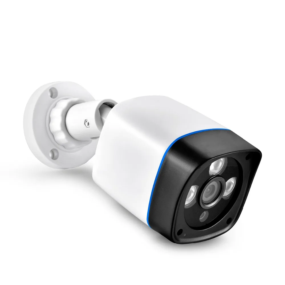 AZISHN безопасности POE IP камера сетевая камера видеонаблюдения 1080P onvif ночного видения CCTV Водонепроницаемая наружная 2-мегапиксельная цилиндрическая камера