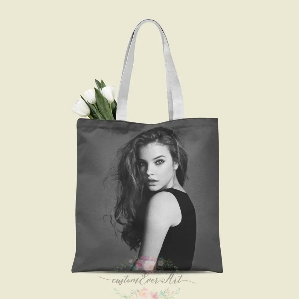 Barbara Palvin tote bag custom canvas bags for women teacher Birthday Bags Gift Bag personalized gifts | Багаж и сумки