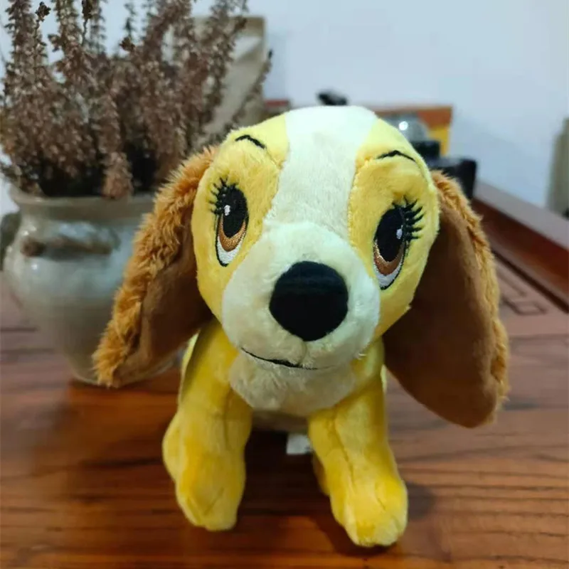 Плюшевая кукла Lady and the Tramp Dog Disney мягкая игрушка 18 см высотой милый подарок для