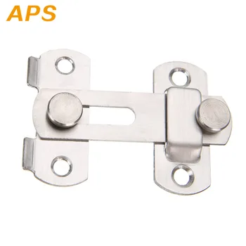 

Mayitr 1set Guard Latch Bolt and 4 Screws Sliding Door Lock Handle Stainless Steel Door Latch Home Safety Chain Door Accessories